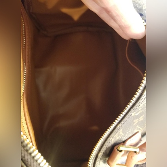 Louis Vuitton Tan and Brown Monogram Satchel - Picture 7 of 7